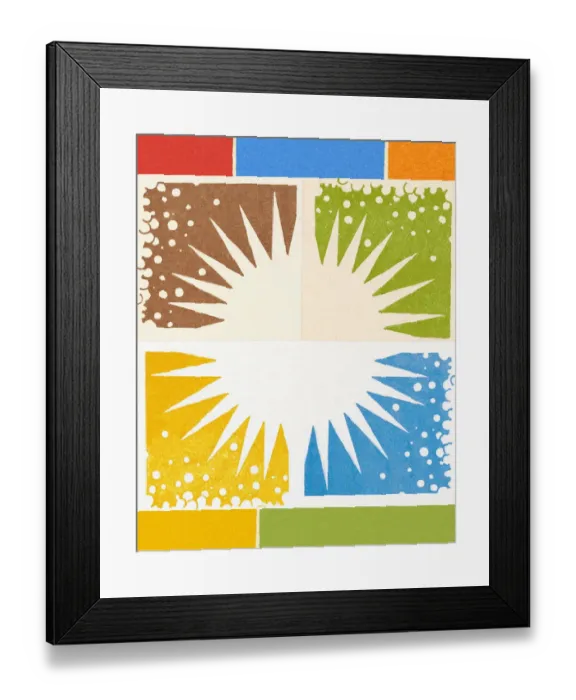 Framed Print : Starburst Pattern Framed Print : Starburst Pattern