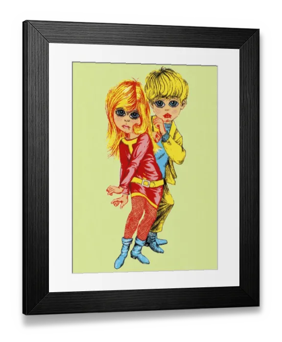 Framed Print : Groovy Kids Dancing Framed Print : Groovy Kids Dancing