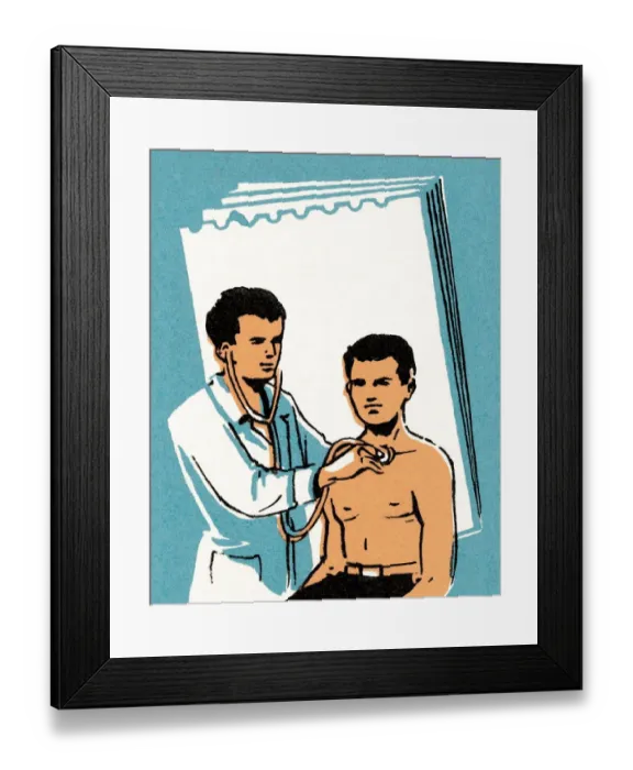 Framed Print : Doctor appointment
