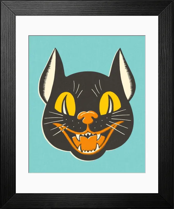 Framed Print : Sinister Cat Framed Print : Sinister Cat