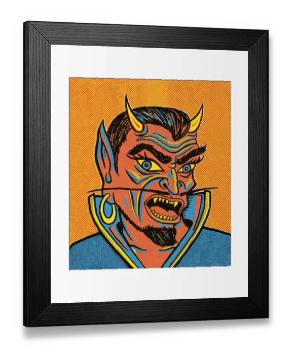 Framed Print : Devil. http: / / csaimages.com / images / istockprofile / csa_vector_dsp.jpg Framed Print : Devil. http: / / csaimages.com / images / istockprofile / csa_vector_dsp.jpg