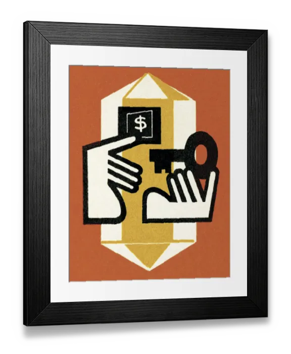 Framed Print : Key to Success Framed Print : Key to Success