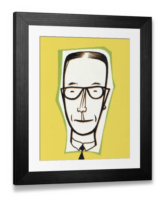 Framed Print : Portrait of a Man Framed Print : Portrait of a Man