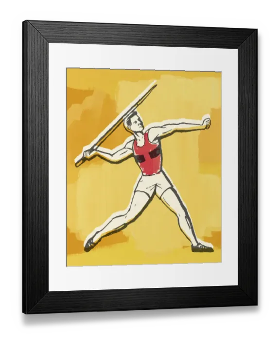 Framed Print : Javelin Throw Framed Print : Javelin Throw