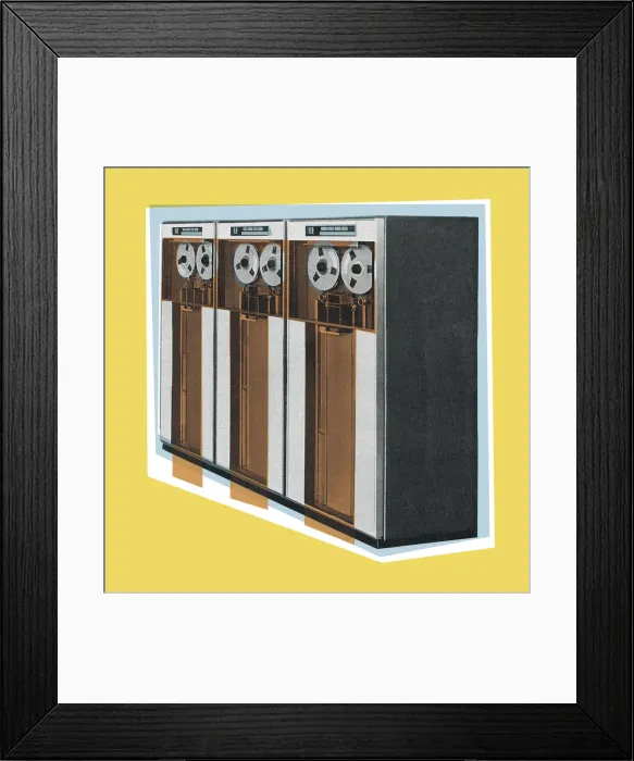 Framed Print : Old Recording Machines Framed Print : Old Recording Machines