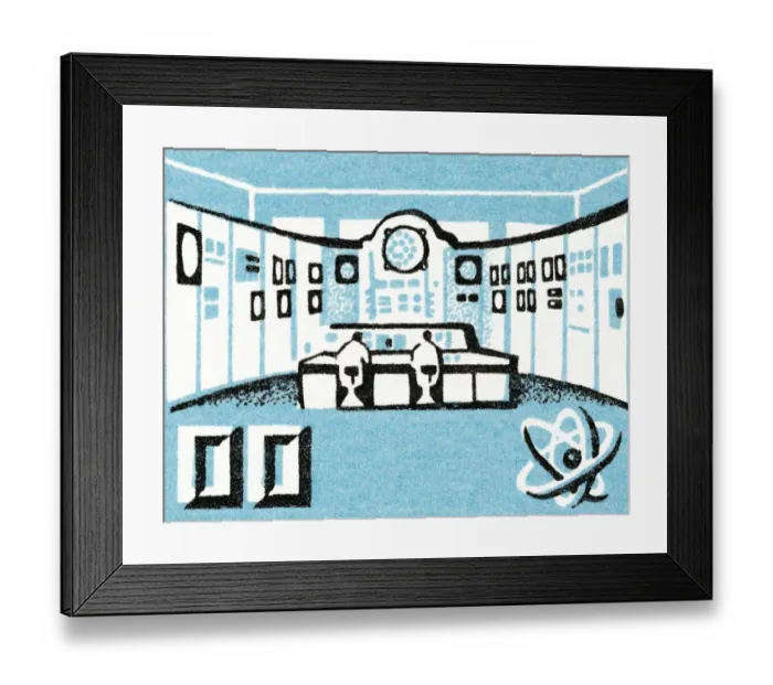 Framed Print : Control room Framed Print : Control room