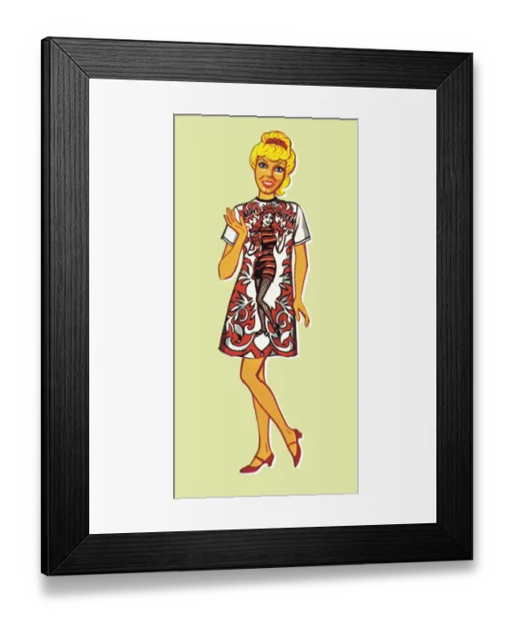 Framed Print : Blond girl Framed Print : Blond girl