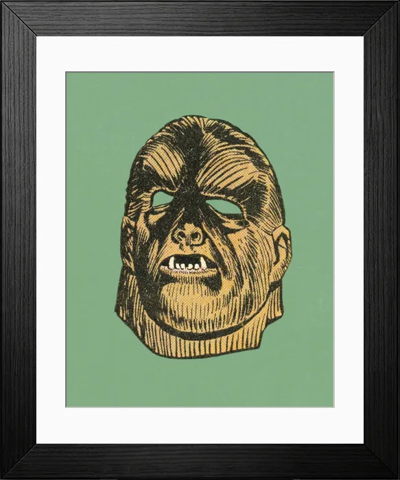 Framed Print : Mask. http: /  / csaimages.com / images / istockprofile / csa_vector_dsp.jpg