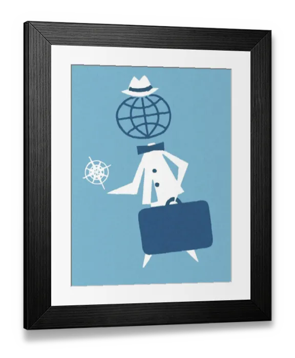 Framed Print : World Traveler Framed Print : World Traveler