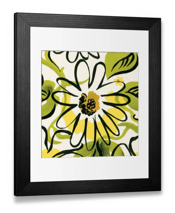Framed Print : Flower pattern Framed Print : Flower pattern