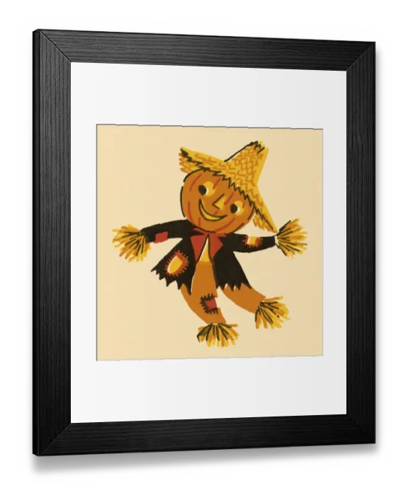 Framed Print : Pumpkin Scarecrow Framed Print : Pumpkin Scarecrow
