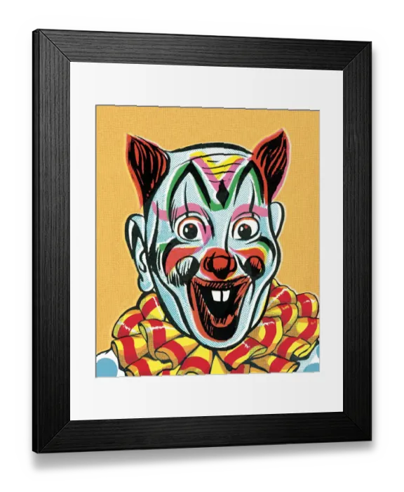 Framed Print : Clown. http: / / csaimages.com / images / istockprofile / csa_vector_dsp.jpg Framed Print : Clown. http: / / csaimages.com / images / istockprofile / csa_vector_dsp.jpg