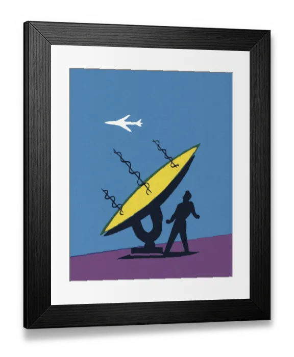 Framed Print : Satellite Dish Framed Print : Satellite Dish