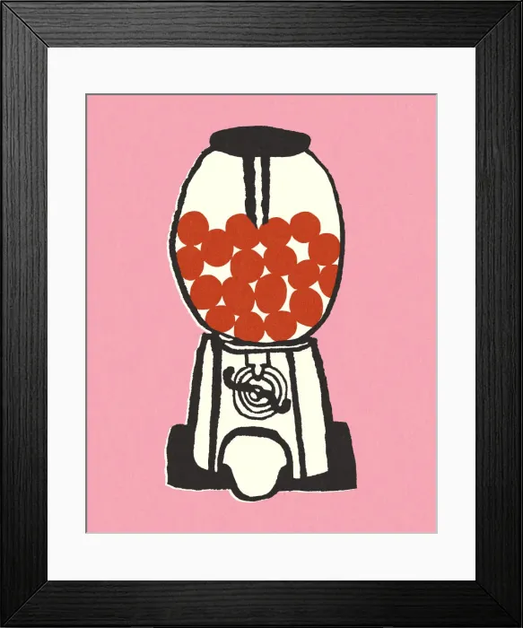 Framed Print : Gumball Machine Framed Print : Gumball Machine