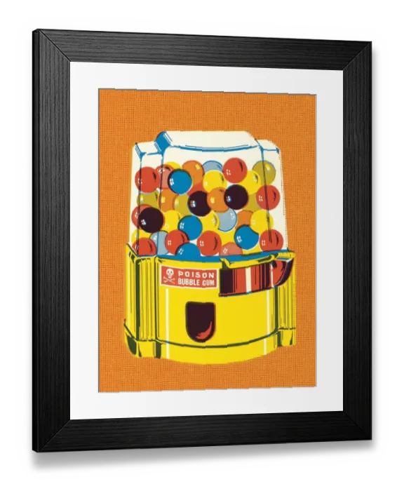 Framed Print : Gumball machine Framed Print : Gumball machine
