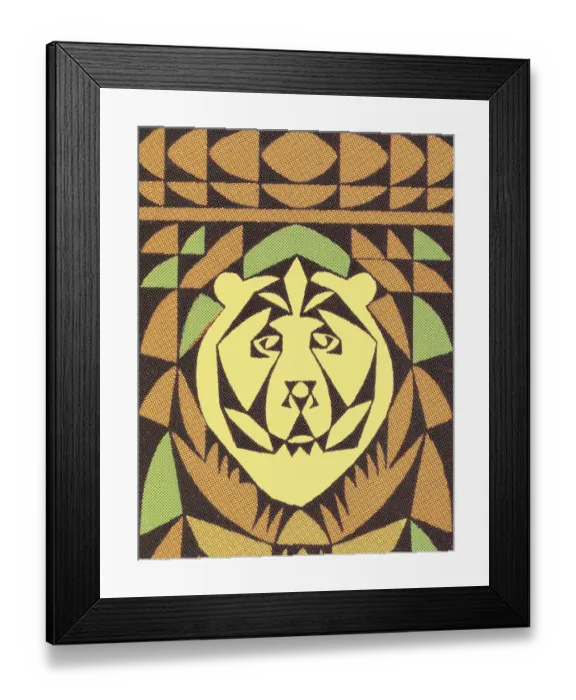 Framed Print : Abstract Bear Framed Print : Abstract Bear
