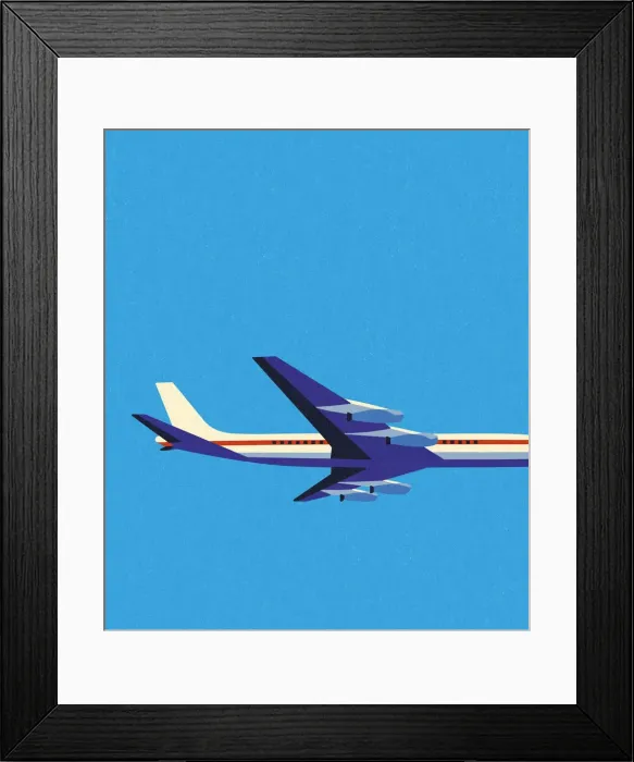 Framed Print : Airplane in the Sky Framed Print : Airplane in the Sky