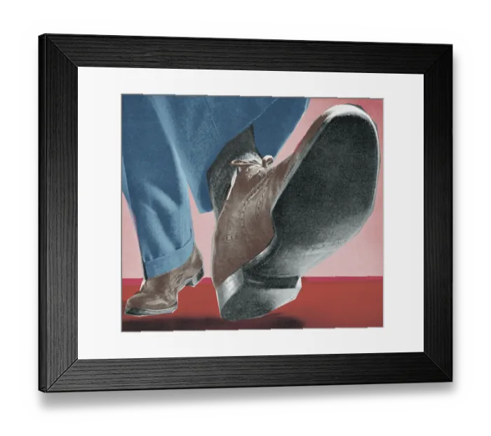 Framed Print : Giant Footstep Framed Print : Giant Footstep