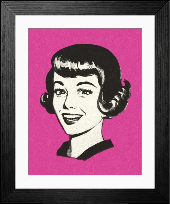 Framed Print : Portrait of a Woman Framed Print : Portrait of a Woman