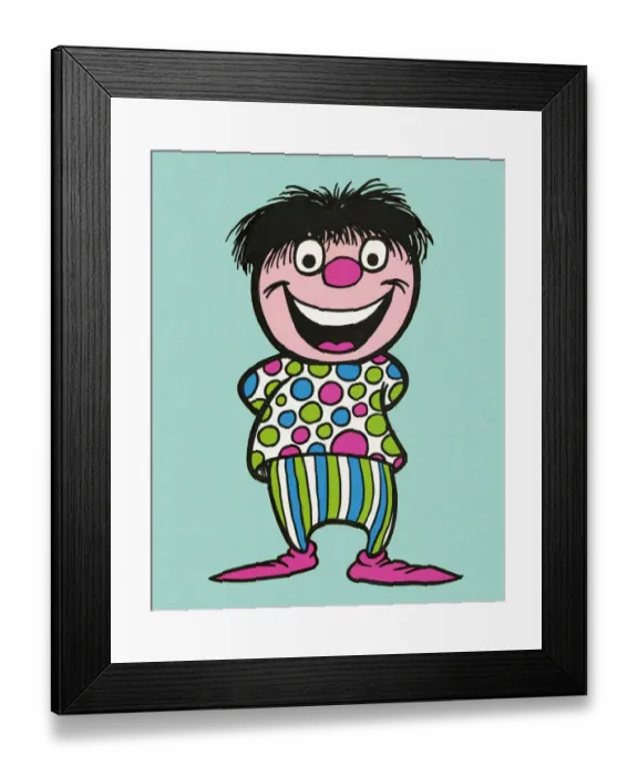 Framed Print : Man in Crazy Outfit Framed Print : Man in Crazy Outfit