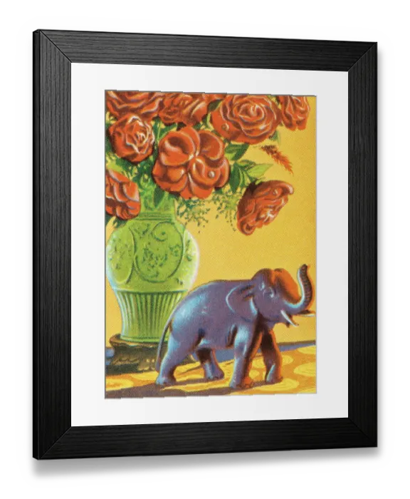 Framed Print : Flowers in a vase Framed Print : Flowers in a vase