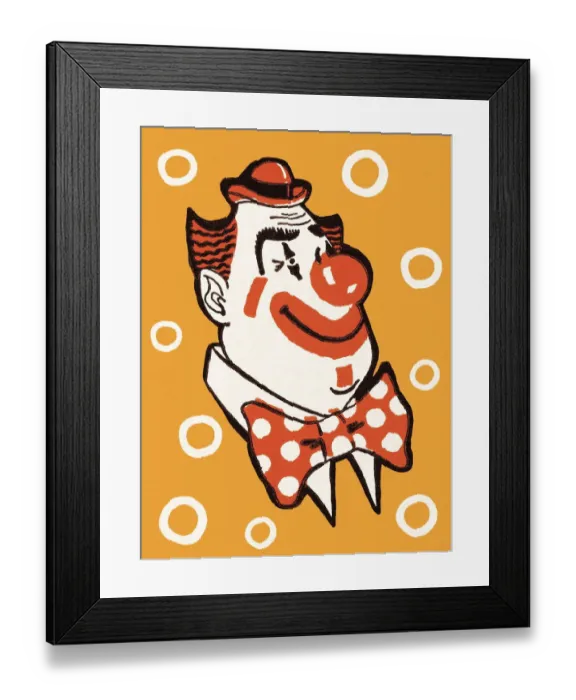 Framed Print : Clown. http: / / csaimages.com / images / istockprofile / csa_vector_dsp.jpg Framed Print : Clown. http: / / csaimages.com / images / istockprofile / csa_vector_dsp.jpg