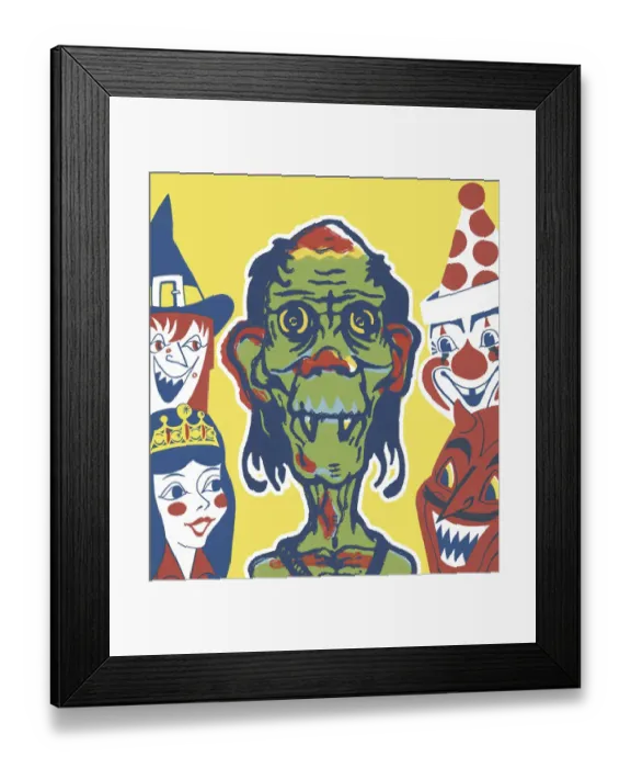 Framed Print : Halloween Costume Party Framed Print : Halloween Costume Party