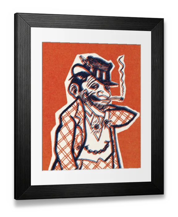 Framed Print : Smelly old man Framed Print : Smelly old man