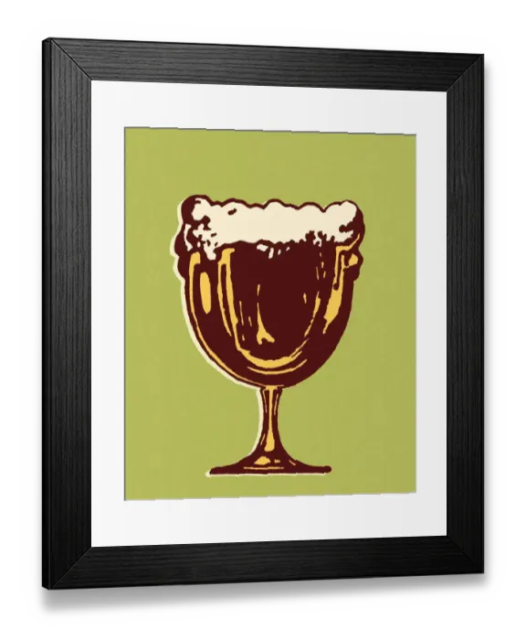 Framed Print : Frothy drink Framed Print : Frothy drink