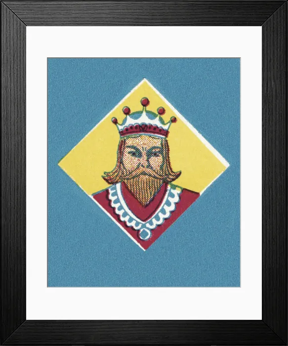 Framed Print : Bearded King Framed Print : Bearded King