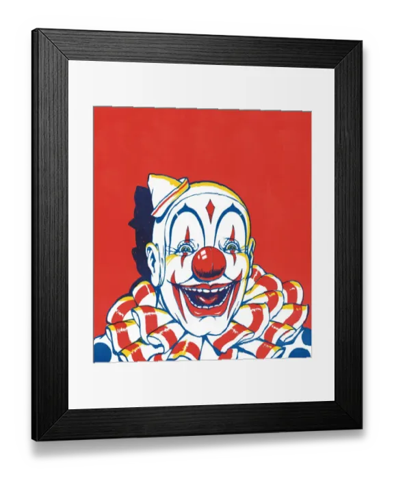 Framed Print : Clown. http: / / csaimages.com / images / istockprofile / csa_vector_dsp.jpg Framed Print : Clown. http: / / csaimages.com / images / istockprofile / csa_vector_dsp.jpg