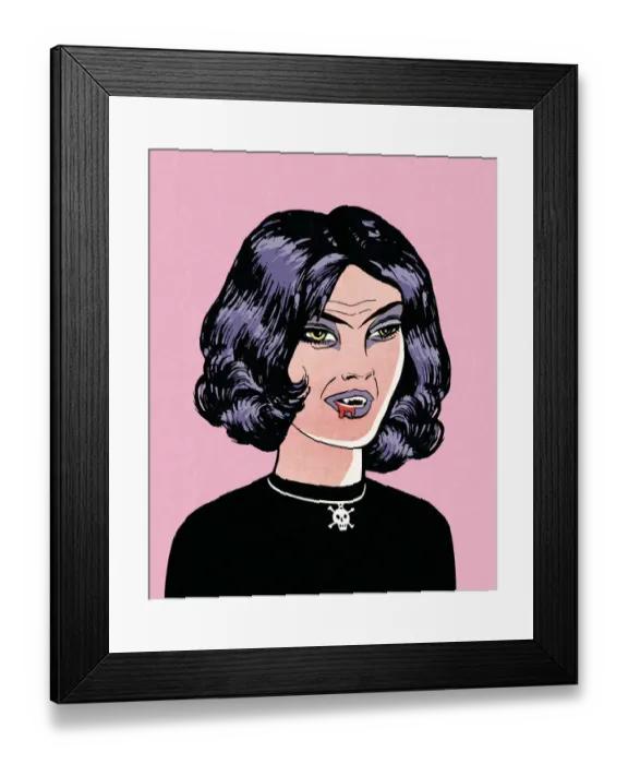 Framed Print : Goth Teen. http: / / csaimages.com / images / istockprofile / csa_vector_dsp.jpg Framed Print : Goth Teen. http: / / csaimages.com / images / istockprofile / csa_vector_dsp.jpg