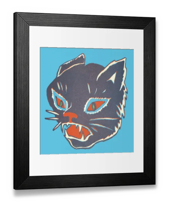 Framed Print : Black cat. http: / / csaimages.com / images / istockprofile / csa_vector_dsp.jpg Framed Print : Black cat. http: / / csaimages.com / images / istockprofile / csa_vector_dsp.jpg
