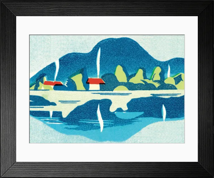 Framed Print : Mountain view Framed Print : Mountain view