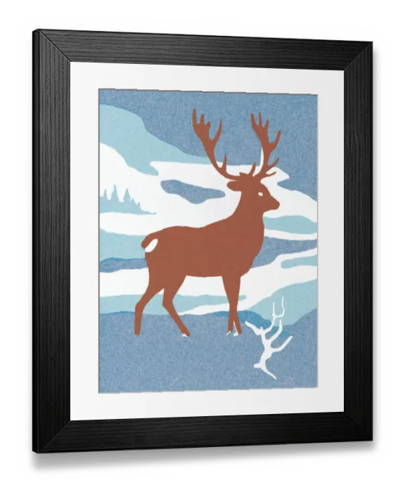 Framed Print : Deer. http: / / csaimages.com / images / istockprofile / csa_vector_dsp.jpg Framed Print : Deer. http: / / csaimages.com / images / istockprofile / csa_vector_dsp.jpg