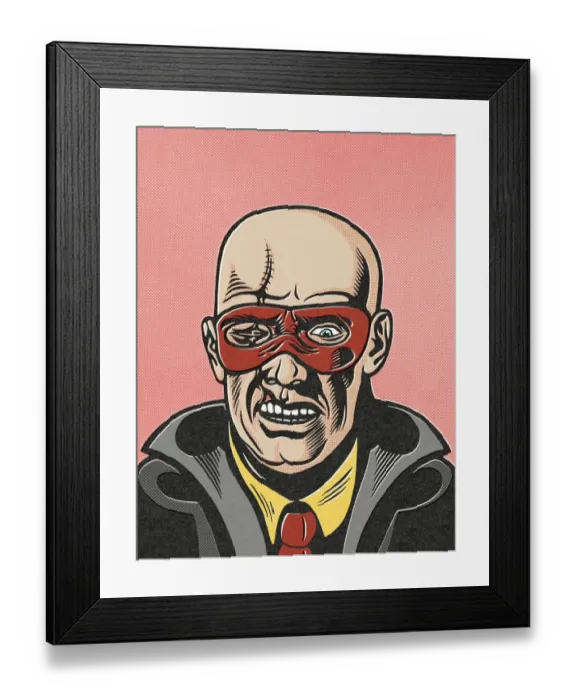 Framed Print : Man in mask Framed Print : Man in mask