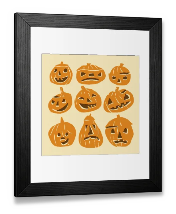 Framed Print : Jack-O-Lanterns Framed Print : Jack-O-Lanterns