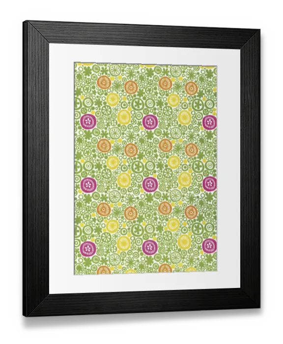 Framed Print : Floral Pattern