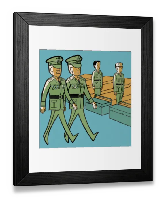 Framed Print : Generals and Soldiers Framed Print : Generals and Soldiers