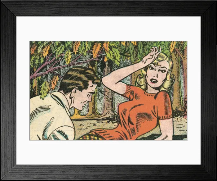 Framed Print : Seduction scene Framed Print : Seduction scene