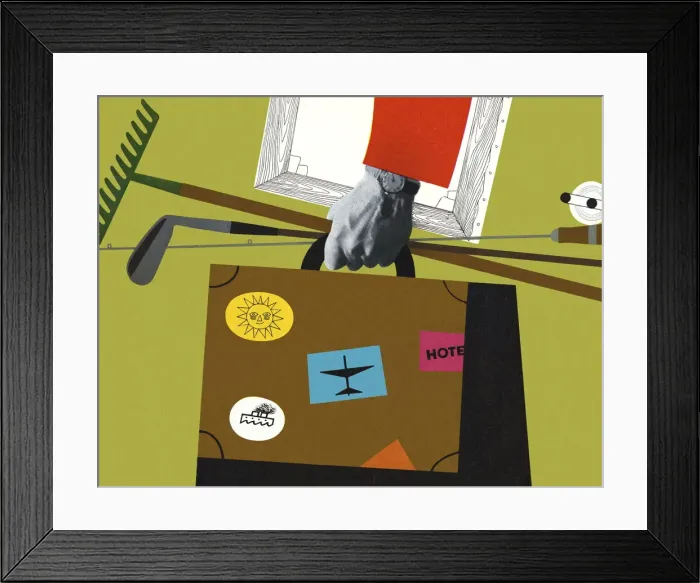 Framed Print : Traveling with Baggage Framed Print : Traveling with Baggage