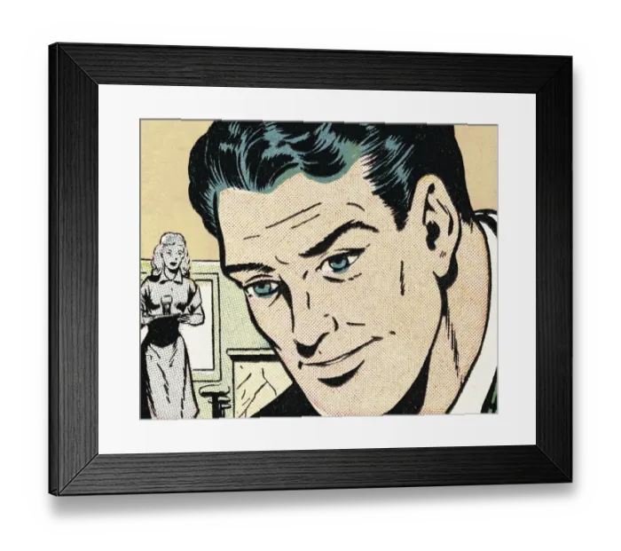 Framed Print : Smiling Man Framed Print : Smiling Man
