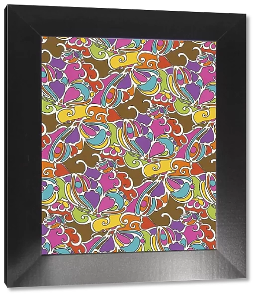 Colorful Abstract Butterfly Pattern