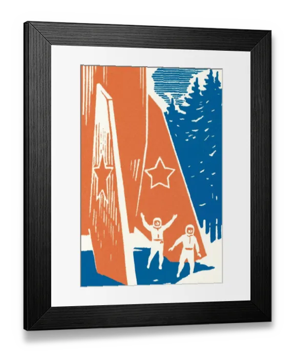 Framed Print : Space shuttle landing Framed Print : Space shuttle landing