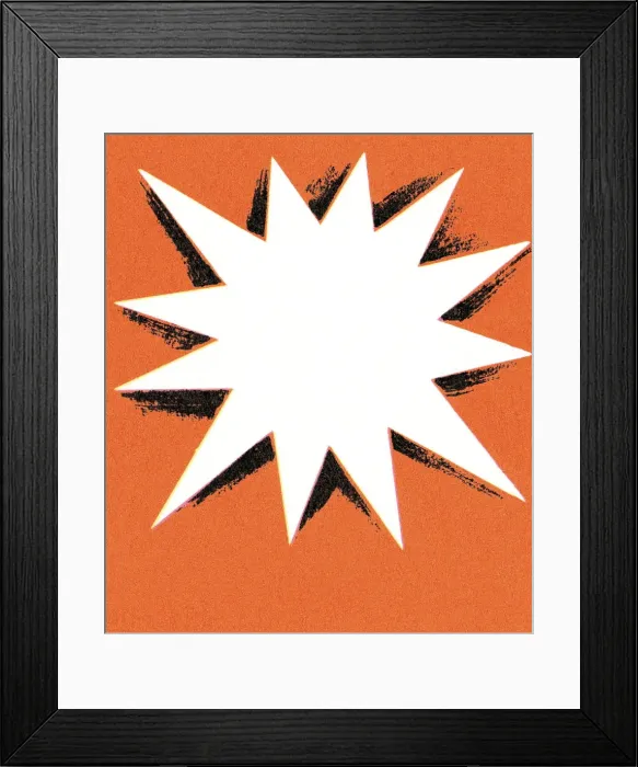 Framed Print : White star Framed Print : White star