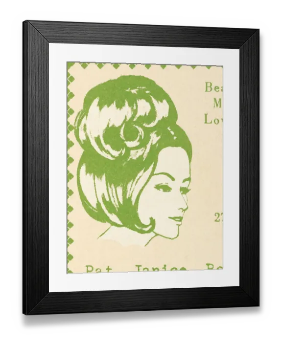 Framed Print : Woman with big hair Framed Print : Woman with big hair