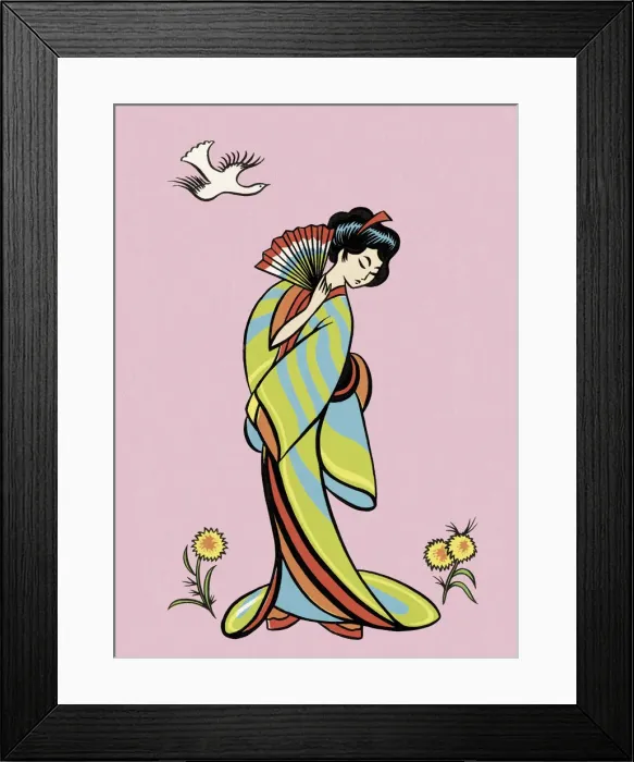 Framed Print : Geisha. http: / / csaimages.com / images / istockprofile / csa_vector_dsp.jpg Framed Print : Geisha. http: / / csaimages.com / images / istockprofile / csa_vector_dsp.jpg
