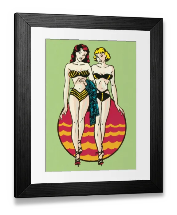 Framed Print : Fashionable women Framed Print : Fashionable women