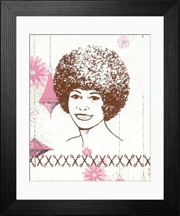 Framed Print : Hair model Framed Print : Hair model