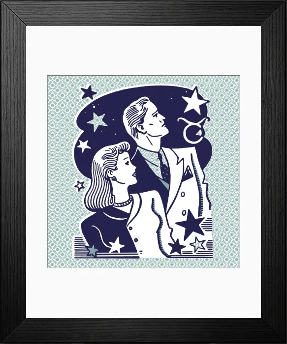 Framed Print : Taurus Couple Framed Print : Taurus Couple